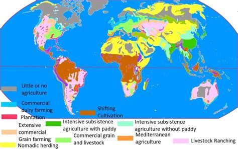 Whittlesey s Agricultural Regions of the World.
